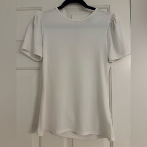 Express White Puff Sleeve Blouse